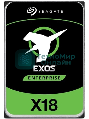 Жесткий диск Seagate HDD Server Exos X18 512E/4kn (3.5'/18Tb/SAS 12Gb/s/7200rpm)