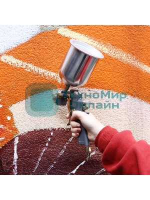 Краскопульт пневматический с верхним бачком DEKO DKSG01 500 мл, металл 018-1100