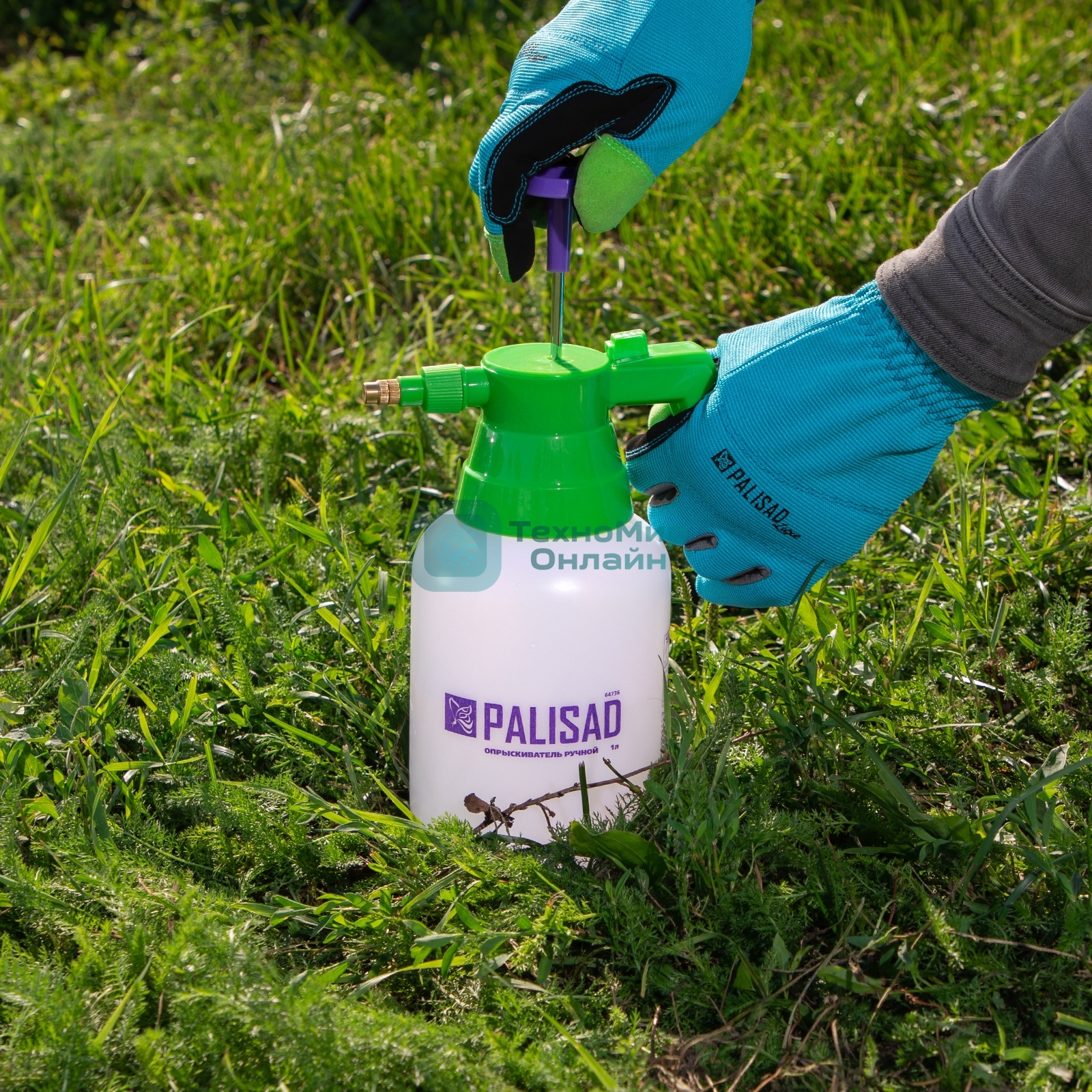 Опрыскиватель ручной Palisad, 1л, с насосом