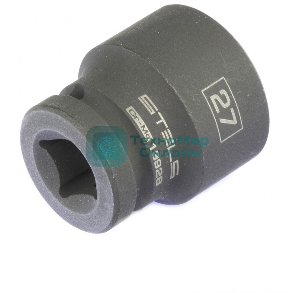 Головка ударная шестигранная Stels 27 мм, 1/2