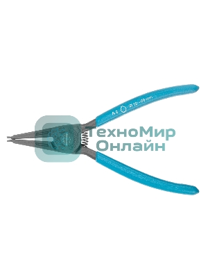 Съемник Gross 175 мм, для внешних стопорных колец (19-60 мм), прямые губки (разжим)