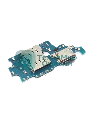 Нижняя плата (шлейф) с разъемом зарядки, разъемом SIM и микрофоном для Samsung Galaxy S21 Plus G996