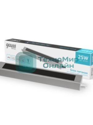 Блок питания Gauss Basic 12V 25W IP67 1/80