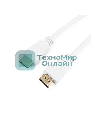 Кабель Cablexpert HDMI CC-HDMI4-W-10, 19M/19M, v2.0, медь, позол.разъемы, экран, 3 м, белый, пакет