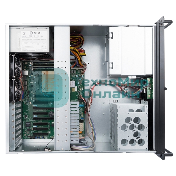 Компьютерный корпус InWin IW-R400-01N/USB3.0*2/Rear fan 8025мм 4200RPM*2/Front fan 8025мм 4200RPM*2/Front door/Air filter for front door/SK35-02