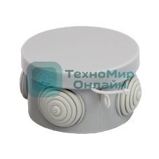 Коробка распаячная КМР-040-038 наружная с крышкой 65х40 АБС 4 мембранных ввода IP54 EKF plc-kmr-040-038