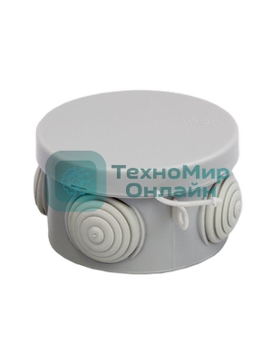 Коробка распаячная КМР-040-038 наружная с крышкой 65х40 АБС 4 мембранных ввода IP54 EKF plc-kmr-040-038