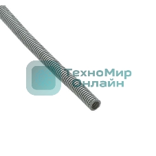 Труба гофрированная ПВХ d16 мм с зондом сер. (100 м) Рувинил 11601(100)