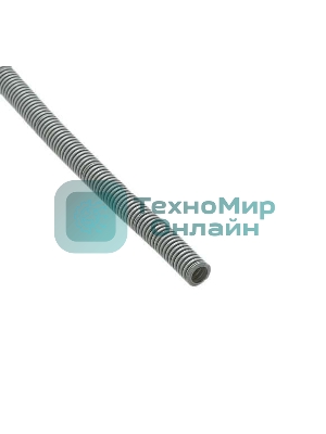 Труба гофрированная ПВХ d16 мм с зондом сер. (100 м) Рувинил 11601(100)