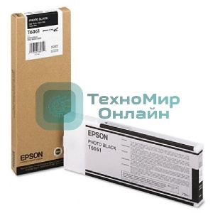 Картридж струйный Epson C13T606100 фото черный (220 мл.) для Stylus Pro 4880