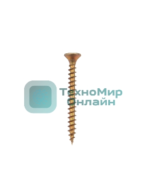 Саморез универсальный Kranz 3.5х35, желтый цинк, короб (200 шт./уп.)