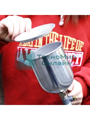 Краскопульт пневматический с верхним бачком DEKO DKSG01 500 мл, металл 018-1100