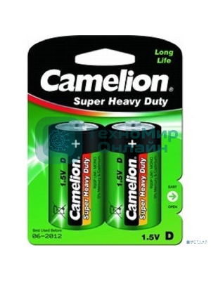 Батарейка Camelion R20 BL-2 1.5В