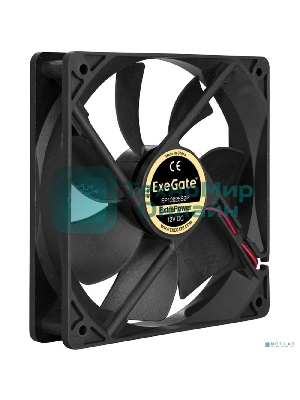 Вентилятор для корпуса ExeGate ExtraPower EP12025S2P черный, 120 мм, 1800 об/мин, 28 дБ, 2 pin