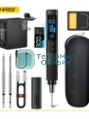 Комплект - паяльник Fnirsi HS02B + 2 наконечника + кабель