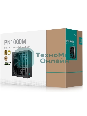 Блок питания Deepcool/GamerStorm PN1000M, 1000Вт, 80 PLUS Gold, 135мм, модульный, черный