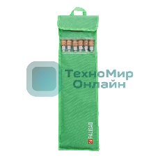 Набор шампуров угловых Palisad Camping 650 мм, с деревянной рукояткой, в чехле, 6 шт.