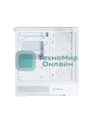 Компьютерный корпус ZALMAN P40 Prism Plus, ATX, белый, WINDOW, 3xCombo (3.5'' or 2.5