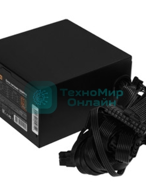 Блок питания серверный 500W ExeGate ServerPRO 80 PLUS Bronze, 500PPH-SE (ATX, for 3U+ cases, APFC, КПД 89% (80 PLUS Bronze), 12cm fan, 24p, (4+4)p, PCIe, 5SATA, 3IDE, black)