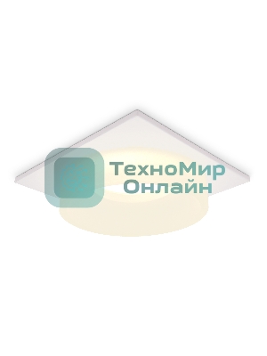 Светильник Ambrella light TN1314 SWH/FR белый песок/белый матовый GU5.3 92*92*45