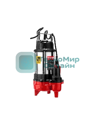 Насос ЗУБР НПФ-450 фекальный погружной 450Вт пропускная способность 250 л/мин напор 12м чугунн