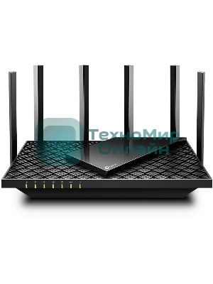 Роутер TP-Link Archer AX73 AX5400 Dual Band Wireless Gigabit Router, 1.5 GHz Tri-Core CPU, 1 GE WAN + 4 GE LAN ports, 1× USB 3.0 Port, support 1024-QAM, OFDMA, MU-MIMO, Airtime Fairness, Beamforming, 160MHz Channel Width, come with HomeShieldTM, support Russia PPTP/L2TP/PPPoE