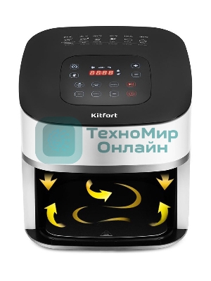 Аэрогриль Kitfort KT-2217 1500Вт белый/черный