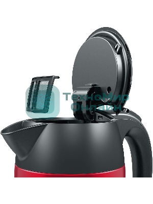 Чайник электрический Bosch TWK3P424 1.7л. 2400Вт красный (корпус: нержавеющая сталь)