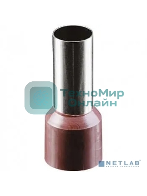 Наконечник-гильза изол. Е2516 (уп. 100 шт) IEK UGN10-025-11-16