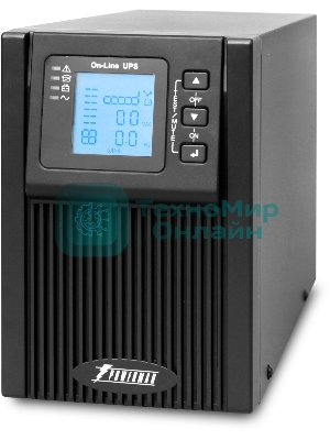 Источник бесперебойного питания Powerman ИБП Online 1000 черный