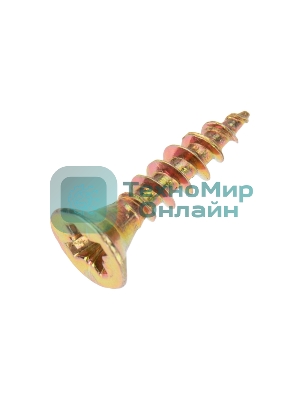 Саморез универсальный Kranz 3.5х16, желтый цинк, короб (200 шт./уп.)