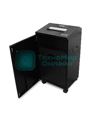 Шредер Heleos УО55-7 черный (секр.P-7) фрагменты 7лист. 55лтр.