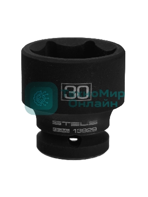 Головка ударная шестигранная Stels 30 мм, 1/2