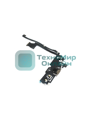 Шлейф с разъемом зарядки и микрофоном для Apple iPhone 12 Pro Max, золотистый