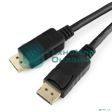 Кабель DisplayPort Cablexpert CC-DP2-10M, v1.2, 10м, 20M/20M, черный, экран, пакет