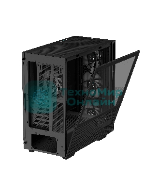 Компьютерный корпус DeepCool CH560 Digital черный (R-CH560-BKAPE4D-G-1) (ATX, без БП, 2хUSB, с окном)