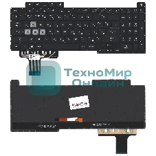 Клавиатура для ноутбука Asus ROG Stirx G17 G713 черная RGB-подсветка
