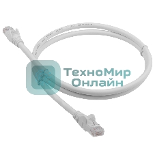 Патч-корд LANMASTER LSZH UTP cat.6, 5.0 м, серый