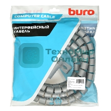 Кабельный органайзер Buro BHP CG22S Spiral Hose 20x2000мм Silver