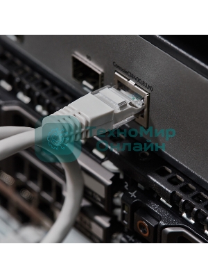 Коммутационный шнур Rexant Патч-корд UTP 5e кат. литой 0.5М серый