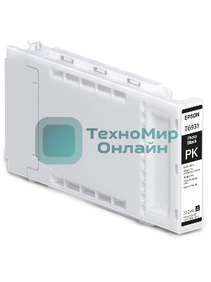 Картридж струйный Epson C13T693100 для SC-T3000/T5000/T7000 UltraChrome XD Photo Black T693100 350 м