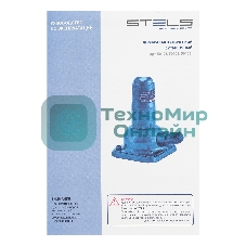Домкрат механический бутылочный Stels 2 т, h подъема 210–390 мм, 2 части (домкрат, ручка)