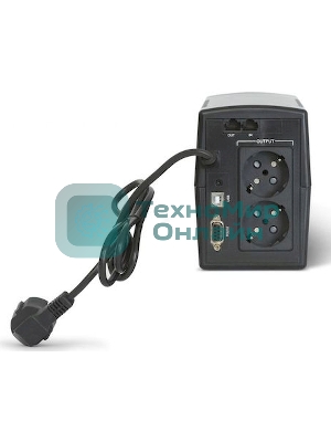 Источник бесперебойного питания Импульс JS10102 600Вт 1000ВА черный