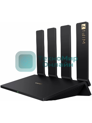 Роутер беспроводной Huawei WiFi BE3 Pro YGJN- BE33 (53030DEM) BE3600 10/100/1000BASE-T черный