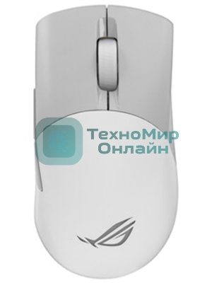 Мышь беспроводная/проводная ASUS ROG Keris Wireless AimPoint белый, 36000 dpi, радиоканал, Bluetooth, USB, кнопки - 5