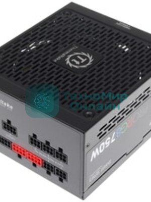 Блок питания Thermaltake Smart Pro RGb (PS-SPR-0750FPCBEU-R), 750Вт, 80 PLUS Bronze, 140мм, модульный, черный