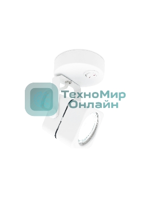 Накладной поворотный светильник с выключателем TA108 WH белый GU10 D80*130*D60