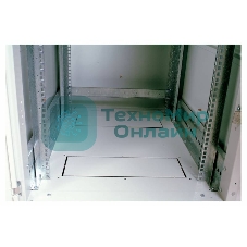 Шкаф коммутационный ЦМО ШТК-М-42.6.8-4ААА 42U 600x820 мм пер. дв. перфор. задн. дв. стал. лист 2 бок. пан. направл. под закл. гайки 550 кг серый