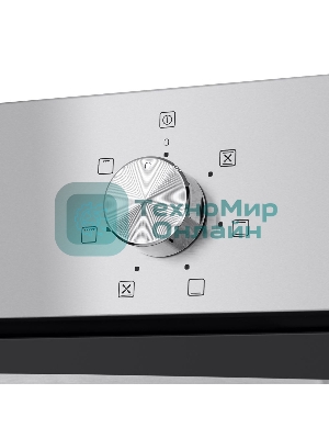 Шкаф духовой электрический Maunfeld EOEM516S, встраиваемый, 51л, дверца с 2 стеклами, нержавеющая сталь