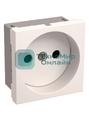 Розетка IEK CKK-40D-RSB2-K01-K РКС-20-20-П-К без з/к 2к (на 2 модуля) ПРАЙМЕР белая IEK
